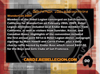 RL Trading Card - Back (WonderCon 2010)